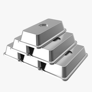Silver Bars Stylized