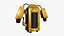Jetpack G03 Желтый Черный — Дизайн научно-фантастического персонажа