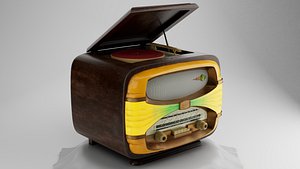 60s Vinyl Record Player Radio