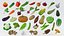 Cartoon Whole Vegetables Collection