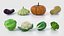 Cartoon Whole Vegetables Collection