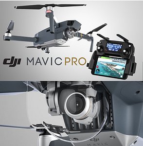 dji mavic pro 3D
