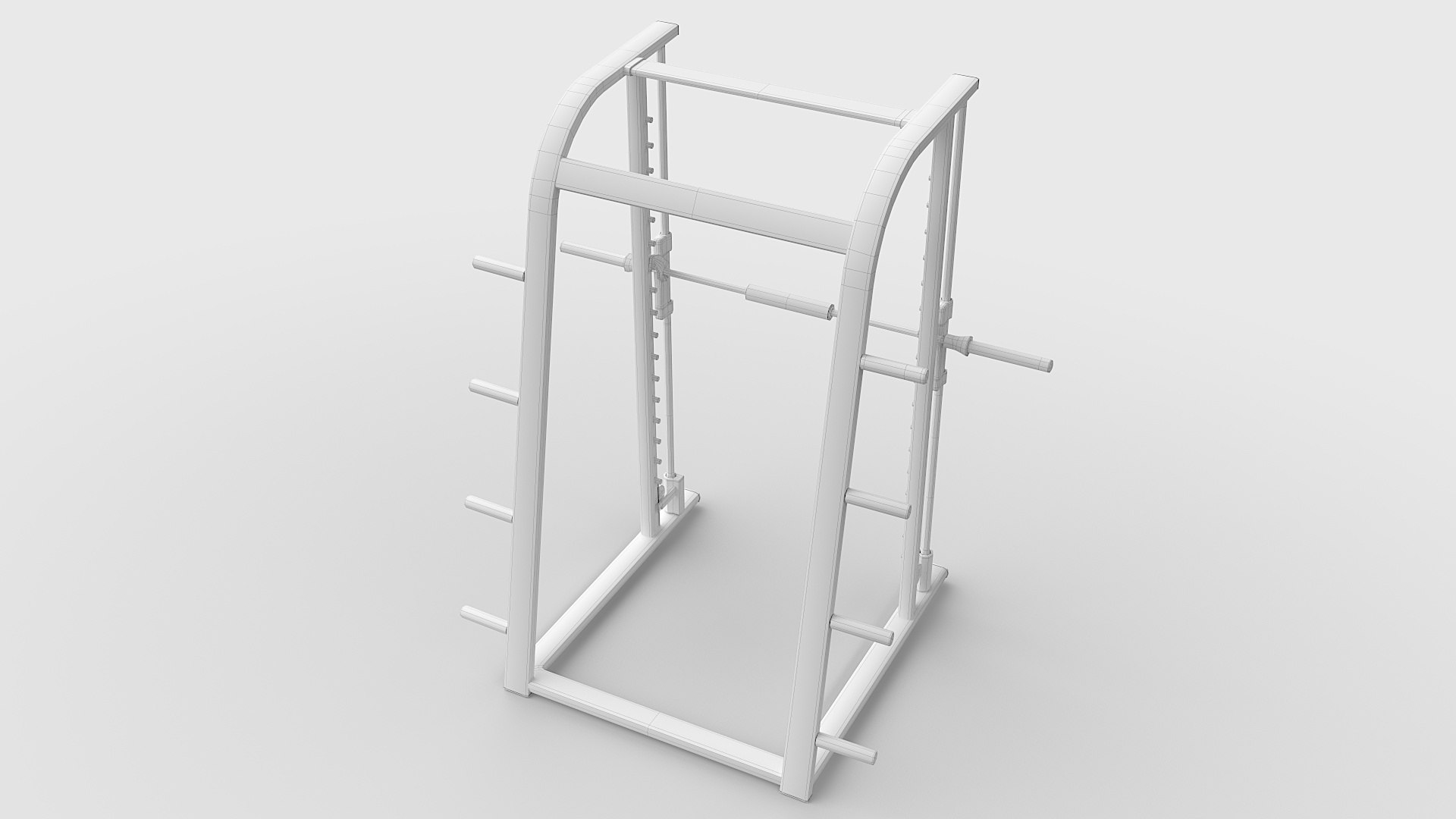 3D Multipower Gym Equipment Model - TurboSquid 2145483
