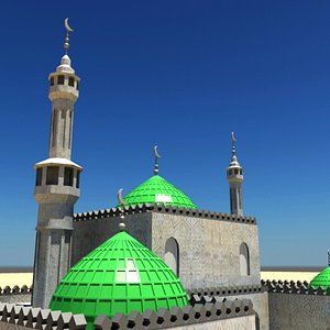 3dsmax arab mosque