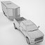 Camioneta Remolque de transporte de automóviles genérico 03