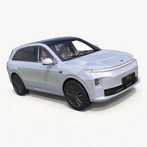 3D LiXiang L6 Pearl White model