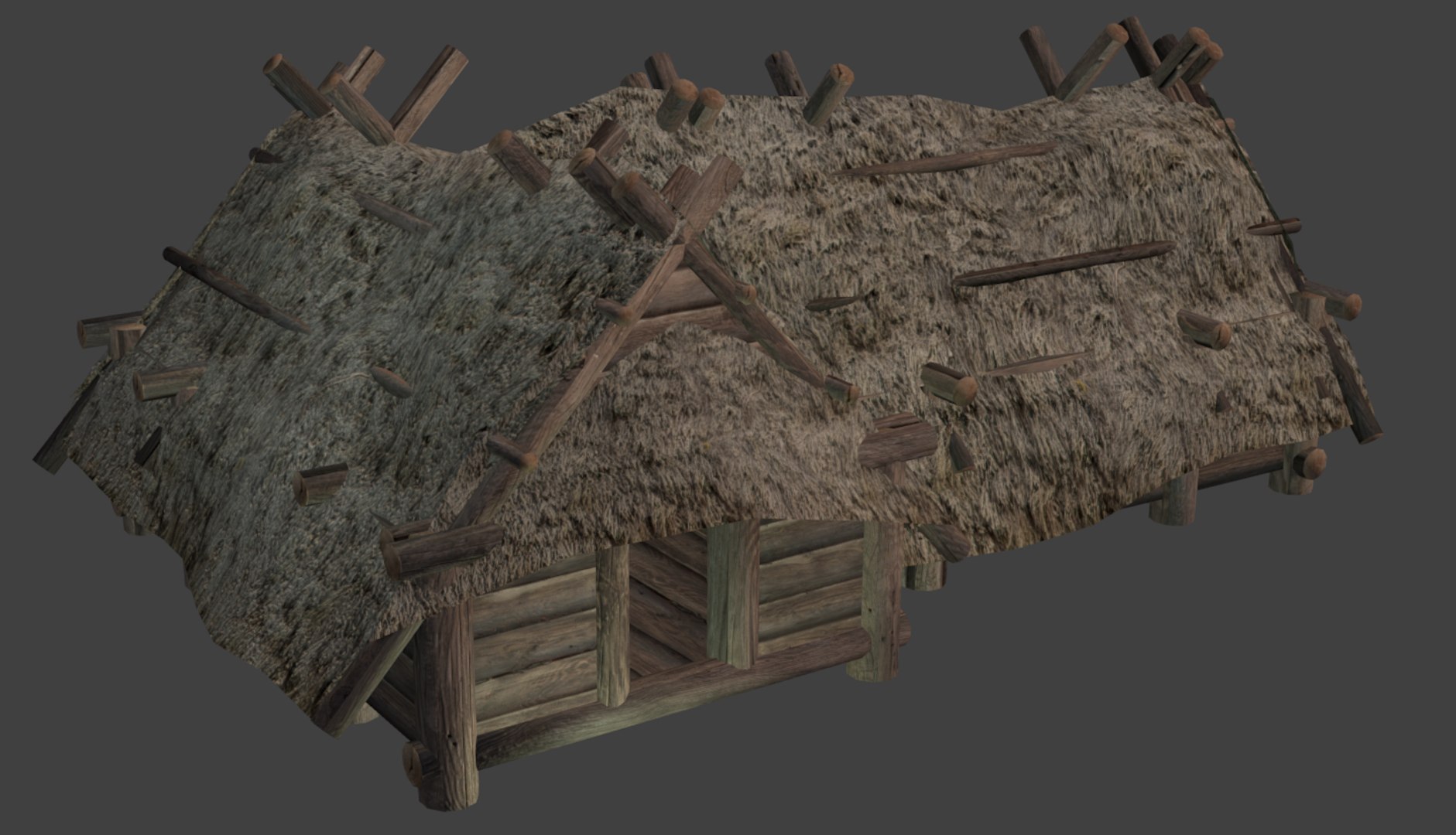 Tribal Jungle Hut - 3D Model by Enterables