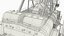 Patriot Mining Dragline With Long Boom White Rigged 3D model