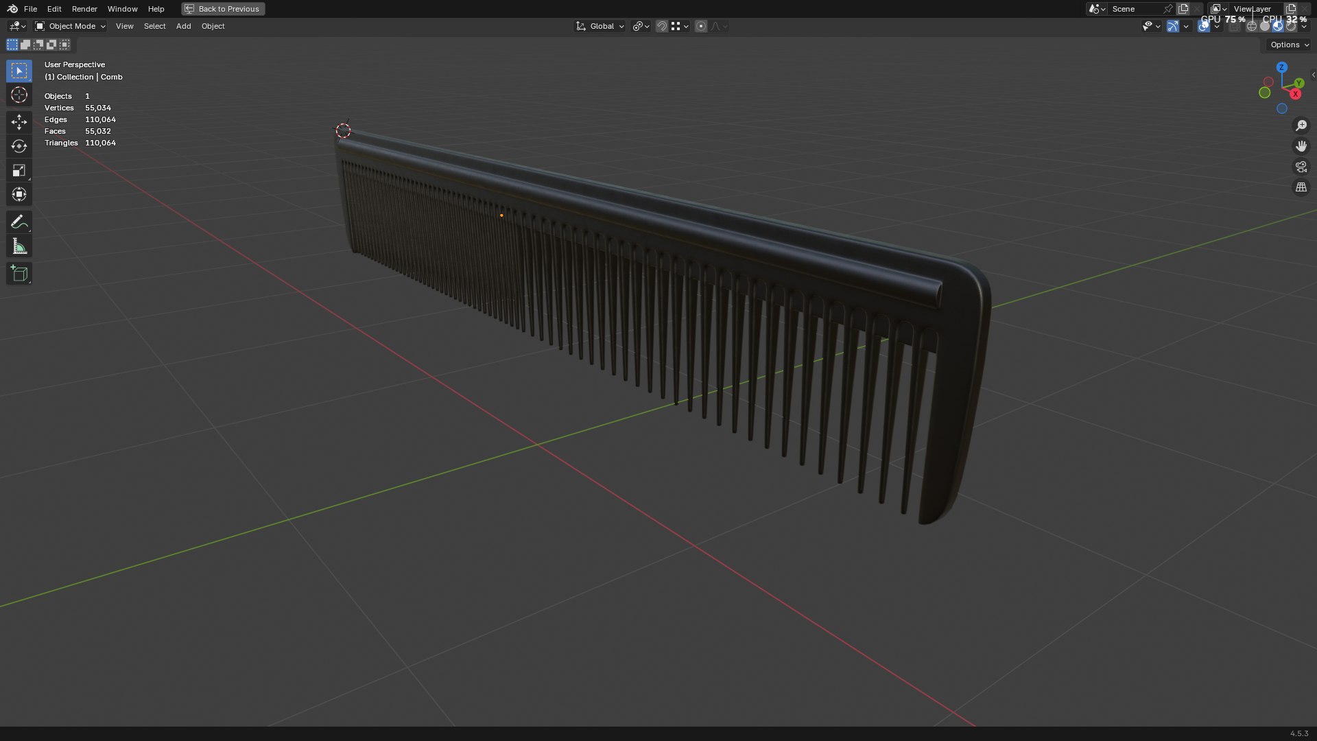 hair comb model https://p.turbosquid.com/ts-thumb/ns/XipWfC/Pw/screenshot20250923125311/png/1758610599/1920x1080/fit_q87/7f11cc66c9bd88f2a25ae8e8a7ac0881ea99b6f7/screenshot20250923125311.jpg