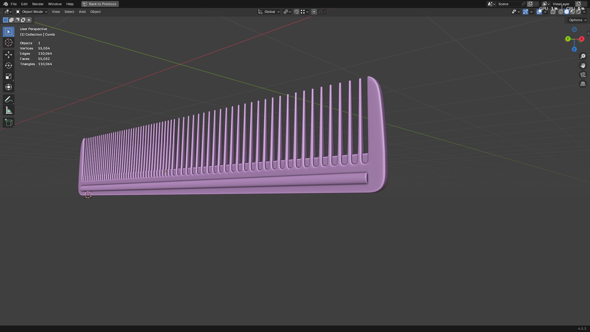 hair comb model https://p.turbosquid.com/ts-thumb/ns/XipWfC/Sc/screenshot20250923125538/png/1758610543/1920x1080/fit_q87/96fa26617e8c011378949066a67c3c0d7401ec9e/screenshot20250923125538.jpg