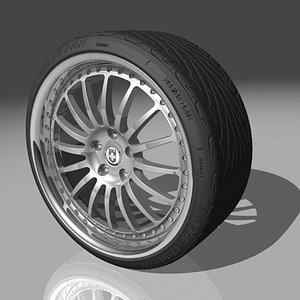hre 549r wheel tires 3d max