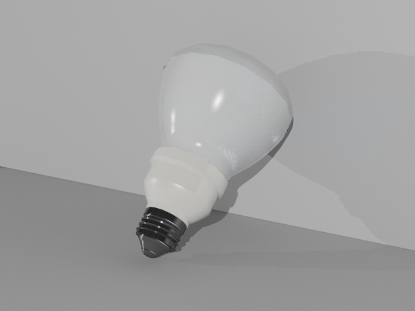 3d R30 Fluorescent Light Bulb Model