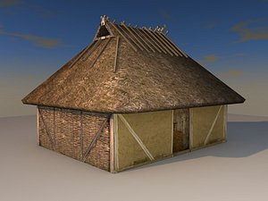 hipped roof block house