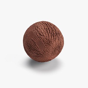 Ice Cream Ball Chocolate model