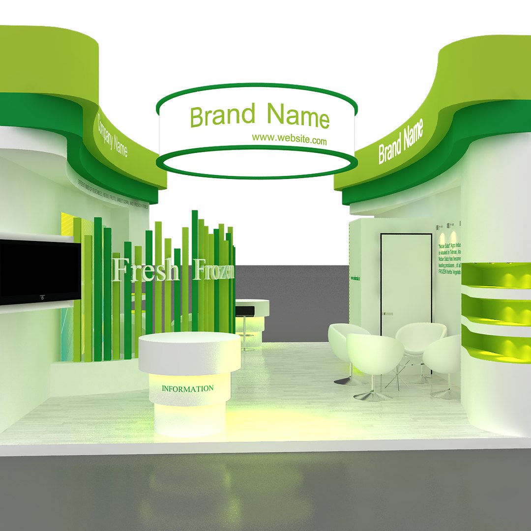 3D Booth - TurboSquid 2119429