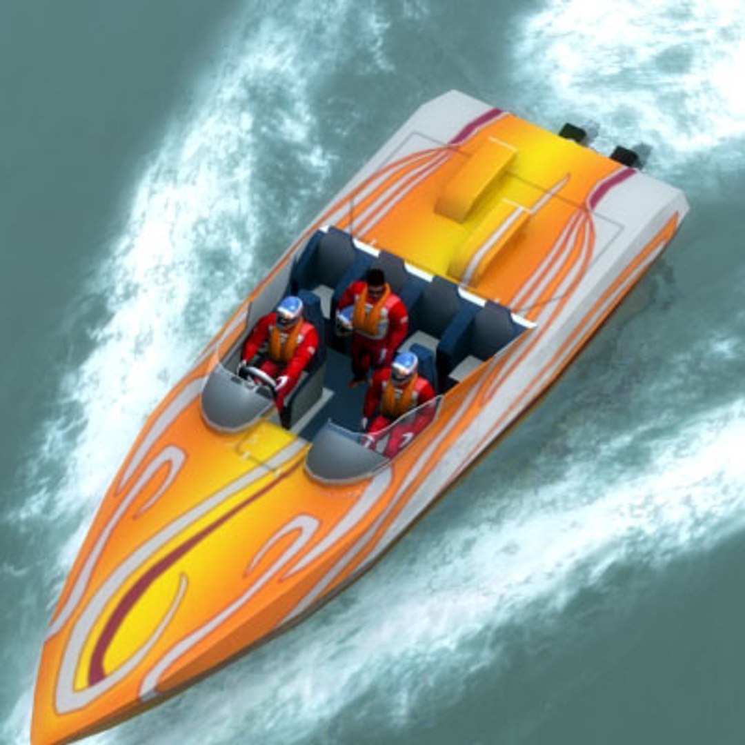 3d Speedboat Pilot