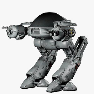 ED-209 Robocop 3D model