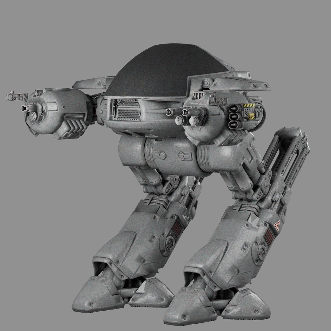 Ed 209 Robocop Modelo 3d Turbosquid 1811743