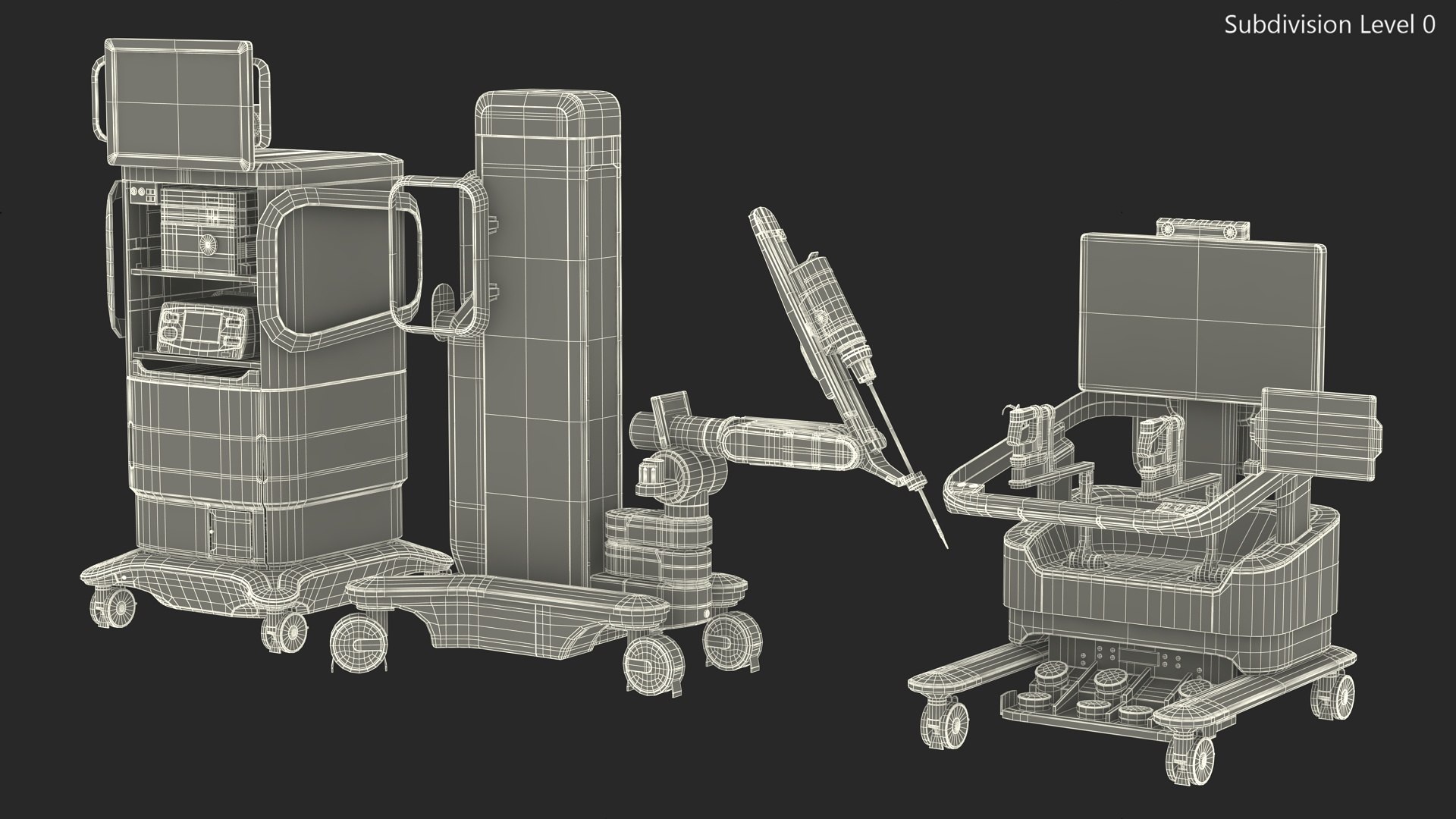3D Soft Tissue Surgical Robot model https://p.turbosquid.com/ts-thumb/ns/k5z9qX/S1/softtissuesurgicalrobotvray3dmodel029/jpg/1693965787/1920x1080/fit_q87/26edafb42d1eff837ebbf0776bdd224caa60f670/softtissuesurgicalrobotvray3dmodel029.jpg