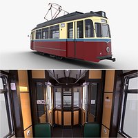 Tram Gotha T57 With Interior