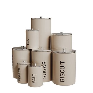 3D model Spice Containers