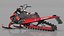 Snowmobiles Collection 2 3D model
