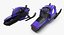 Snowmobiles Collection 2 3D model