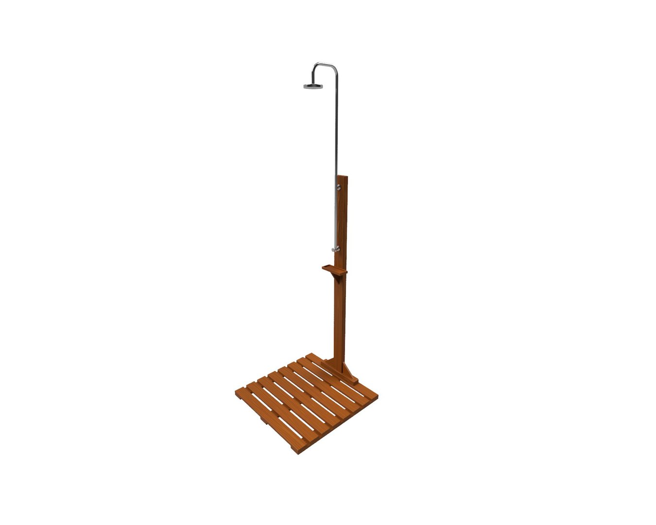 3D Outdoor Shower - TurboSquid 2135476