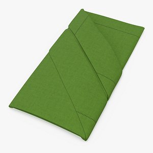 3D model Buffet Napkin Fold Green