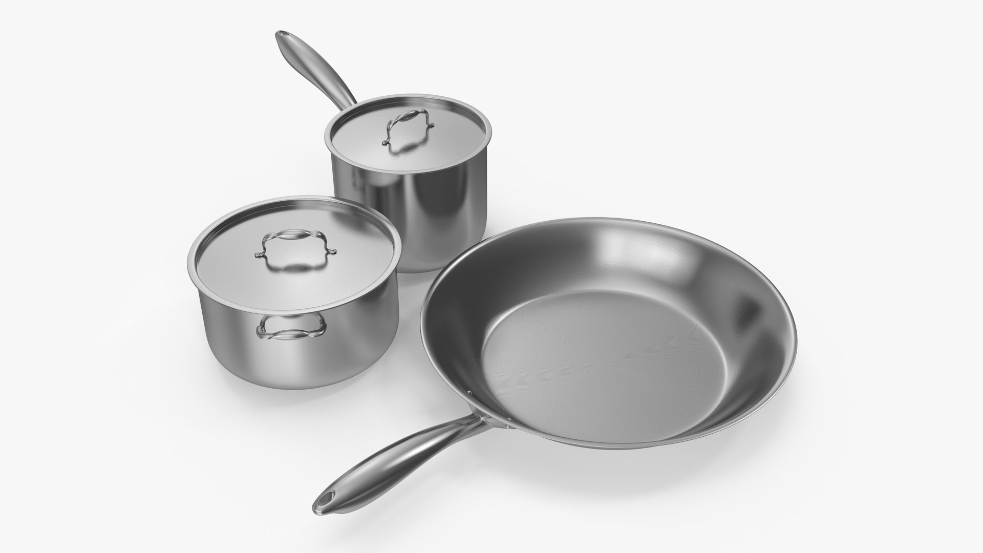 Cookware Set 3D model preview