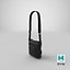 3D model realistic men s bag