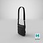 3D model realistic men s bag