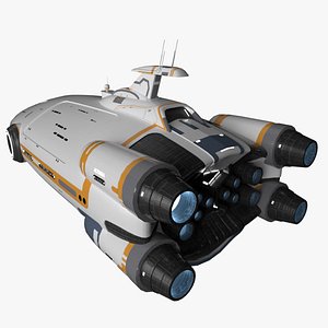 Aurora Spaceship 3D model