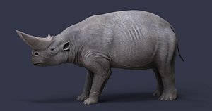 arsinoitherium 3D model