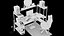 Gaming Desk 3D model model