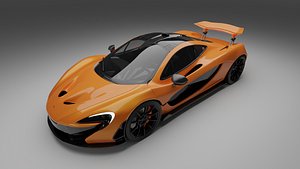 3D model MCLAREN P1 TAROCCO ORANGE