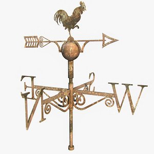 roof wind vane obj