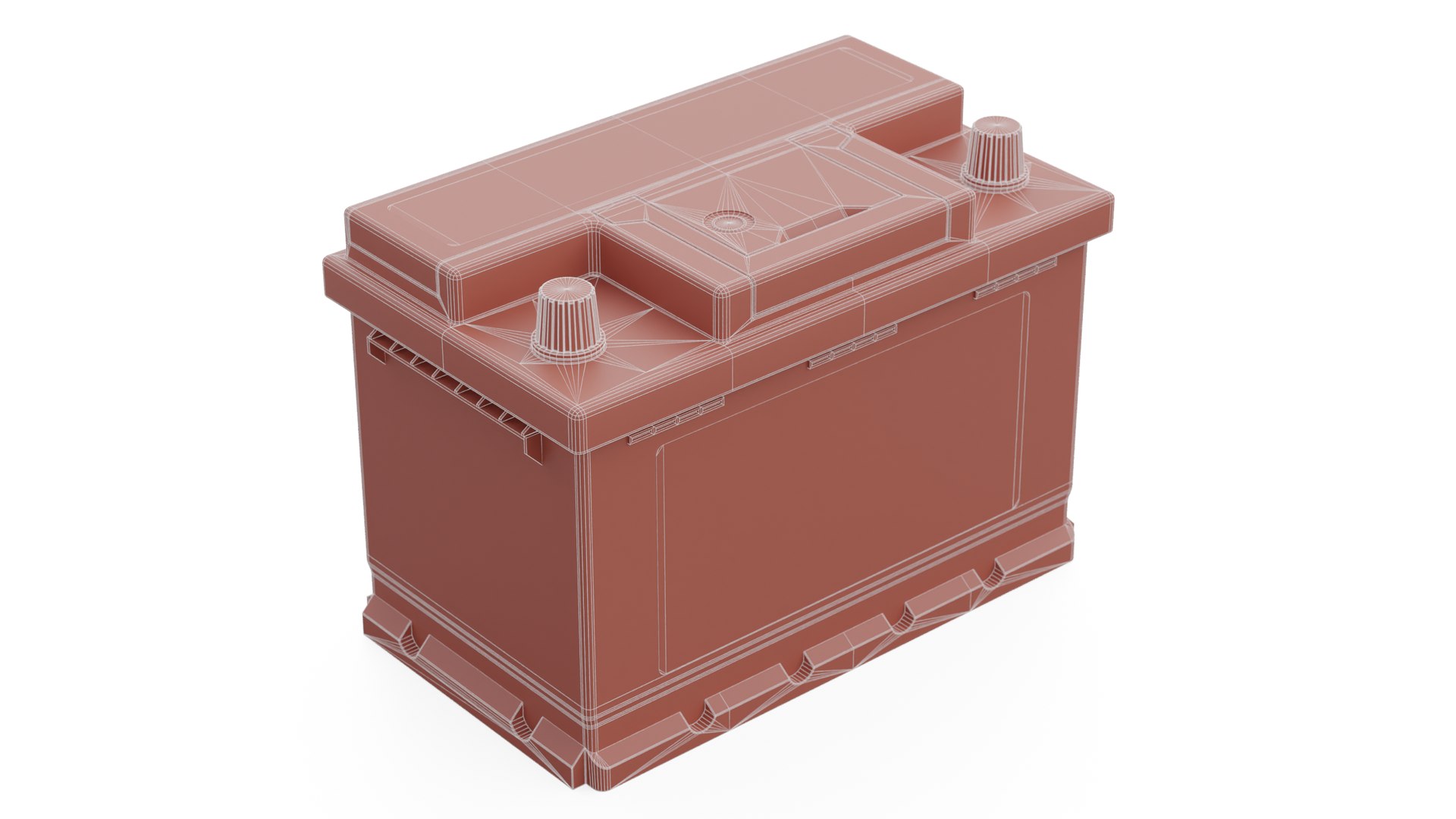 Lead Acid Battery 3D Model - TurboSquid 2416327