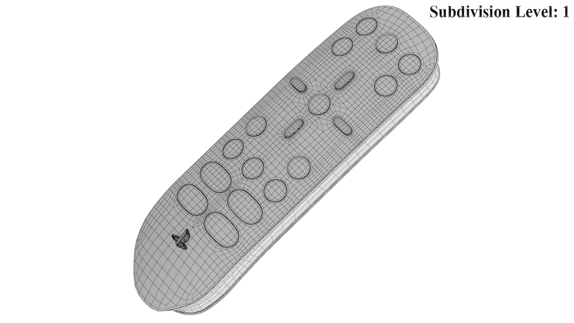 PS5 Remote Control 3D Model TurboSquid 1737981