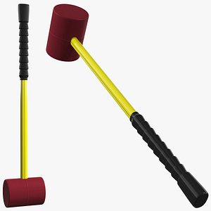 3D model Vintage High Striker Game Mallet