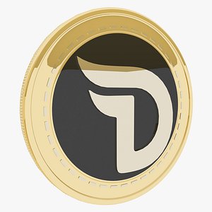 Divi Exchange Token Cryptocurrency Gold Coin model