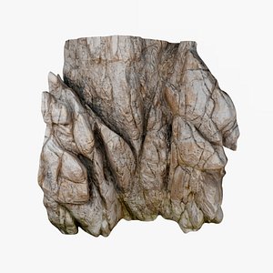 Rock Wall Scan Free Example 3D model