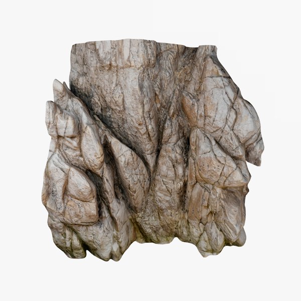 Rock Wall Scan Free Example 3D model