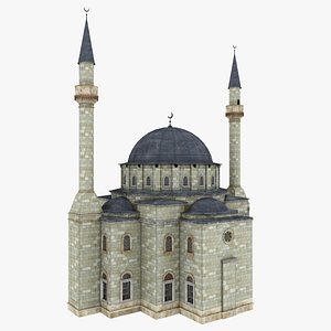 shaheed mosque 3d model