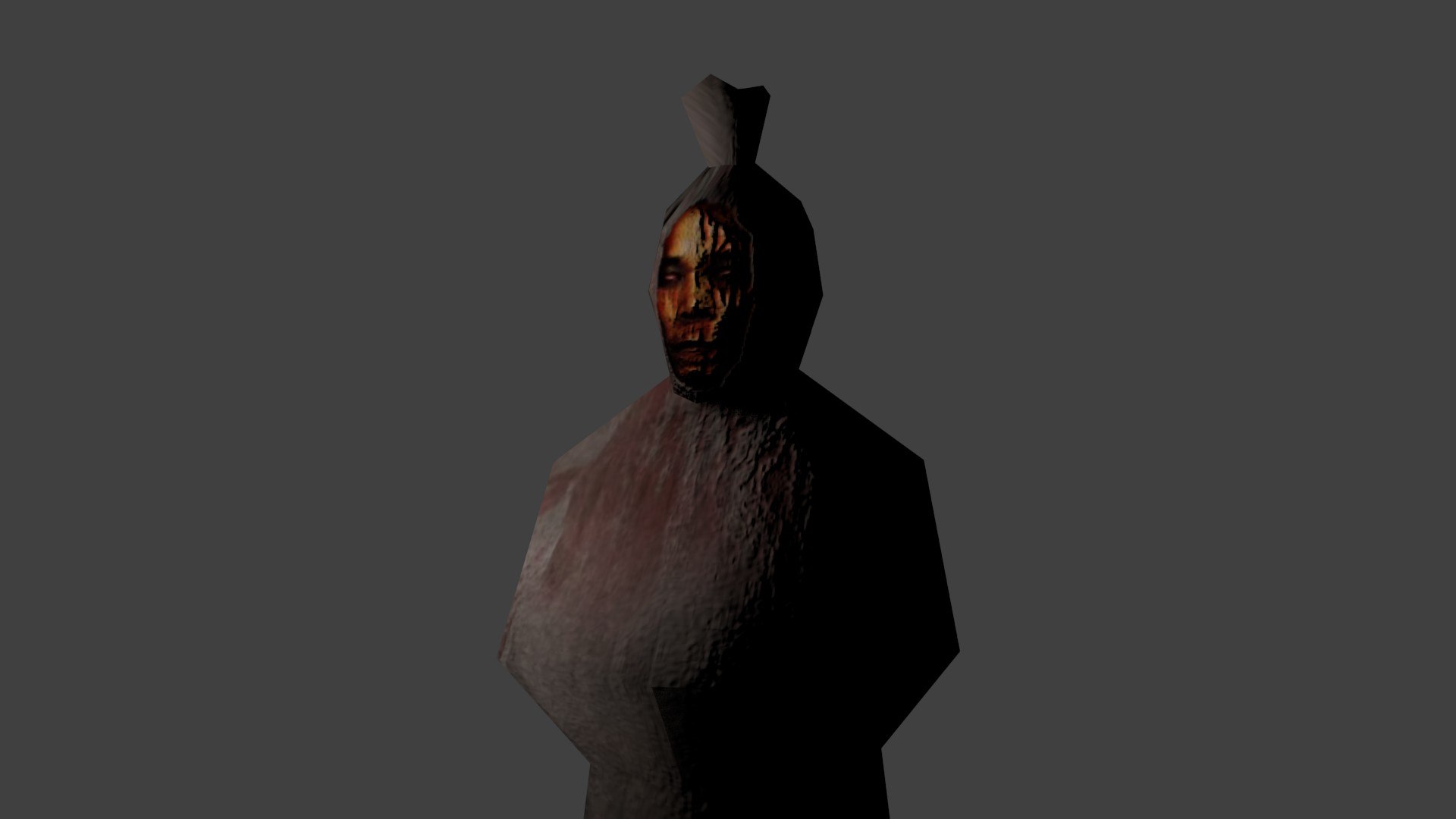 3D Pocong LowPoly - TurboSquid 2096595