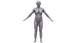 Base 3D Body Scan Natasa 3D model