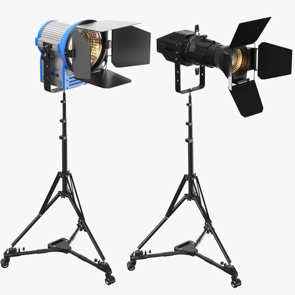 Two Detailed Photography Lights model