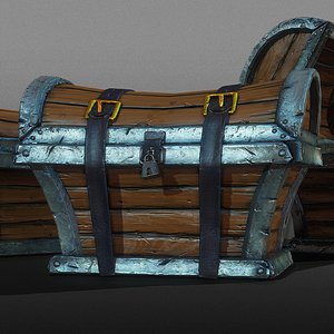 3D ready treasure chest