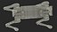 Dirty Robot Dog Aliengo Rigged for Cinema 4D