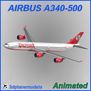 Airbus A340-500 Kingfisher Airlines